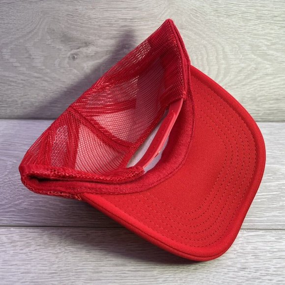 NEW VINTAGE STYLE TAMPA BAY BUCCANEERS RED TRUCKER HAT CAP … - Picture 2 of 2
